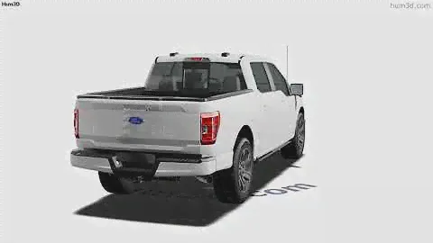 Ford F-150 Super Crew Cab 55ft Bed XLT 2021 3D model by Hum3D.com