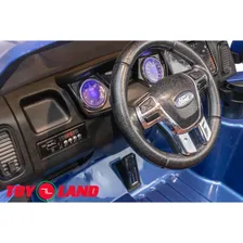 Детский электромобиль джип Ford Raptor (синий краска)