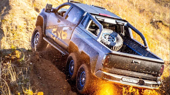 Toyota Tundra 6*6, ТИГР,  Raptor, Ram, Hilux, Navara - Битва пикапов