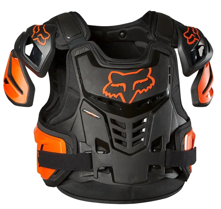 Мотозащита мужская черепаха для мотокросса, мотоцикла FOX Raptor Vest, Orange (размер L/XL)