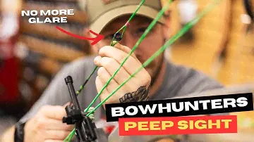 The Best Bowhunting Peep Sight | Hamskea Raptor Peep Review & Install