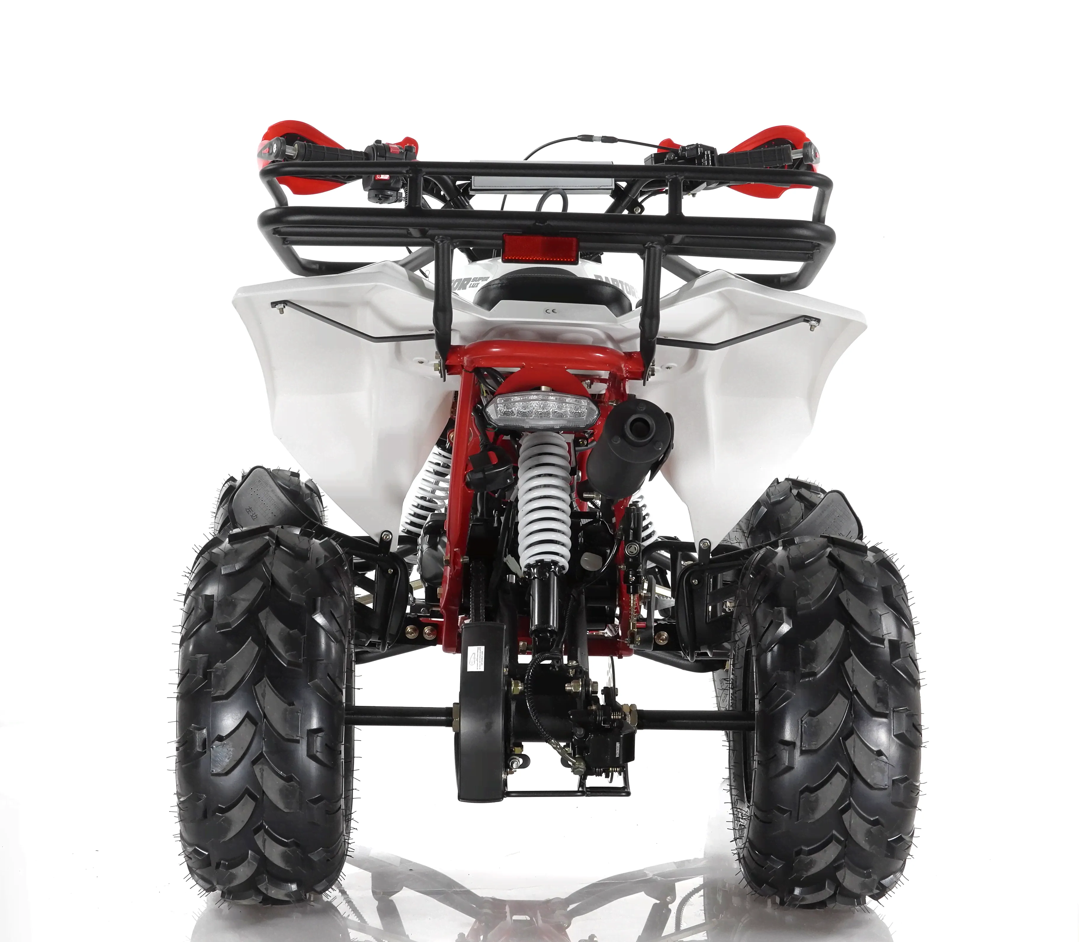 Квадроцикл Motax ATV Raptor Super LUX 125 сс Бело-красный-3
