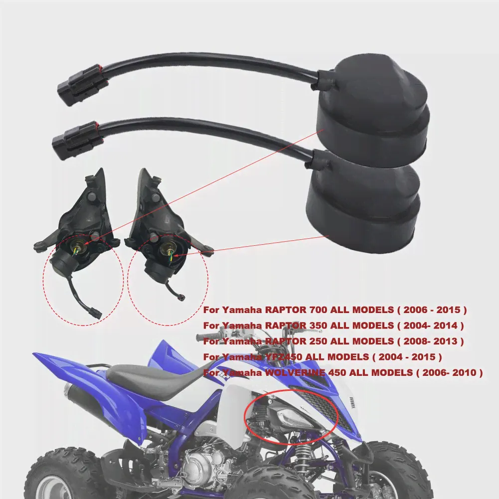 🛍 Правая левая фара, головки фар ATV для Yamaha Raptor 700 350 250 YFZ450 R X WOLVERINE 450 все модели заменяют 5TG-84340-01-00-1