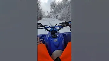 360 in the snow. #raptor700 #raptor #atv #braap.