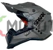 Шлем мото Sparx (Спаркс) Raptor (JH-601) серый матовый XL
