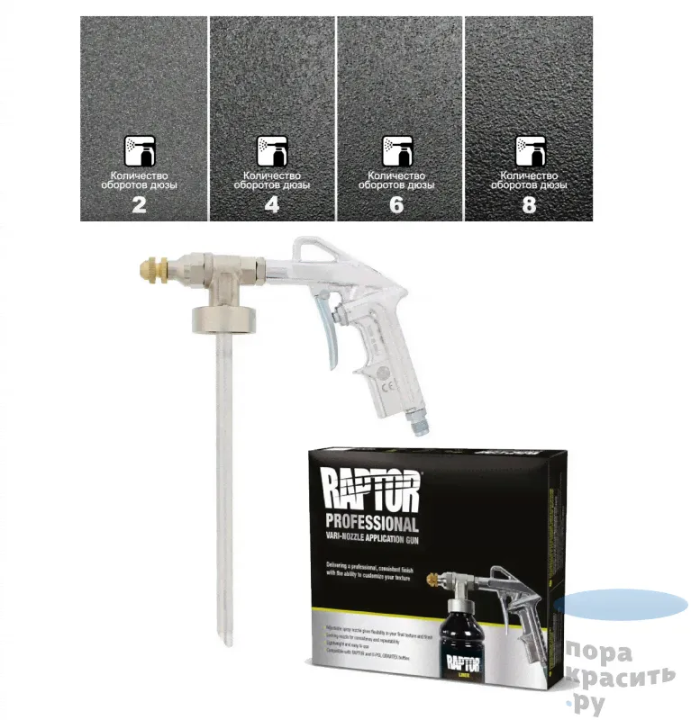 Пистолет Raptor U-pol Vari-Nozzle Gun-0