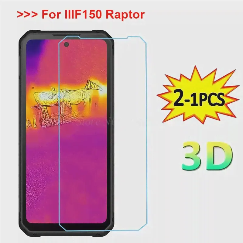 2-1 шт. Защитное Стекло Для IIIF150 Raptor Из Закаленного Стекла Для Cristal Templado IIIF150 Raptor 6,8 " Защитная Пленка Для Экрана