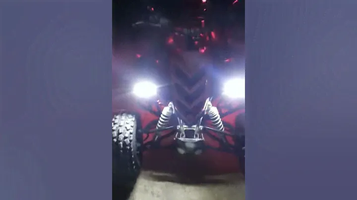 Raptor700 nerf bar with Led light installed