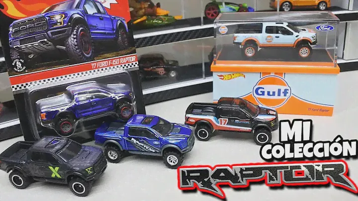 Liberando Mi Coleccion Ford Raptor Hot Wheels | 2017 Ford F-150 Raptor Red Line, Gulf, Collectors
