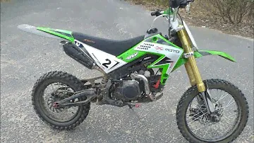 Обзор на пит байк x moto raptor 140!
