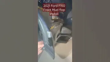2021 Ford F150 Front Mud flap install
