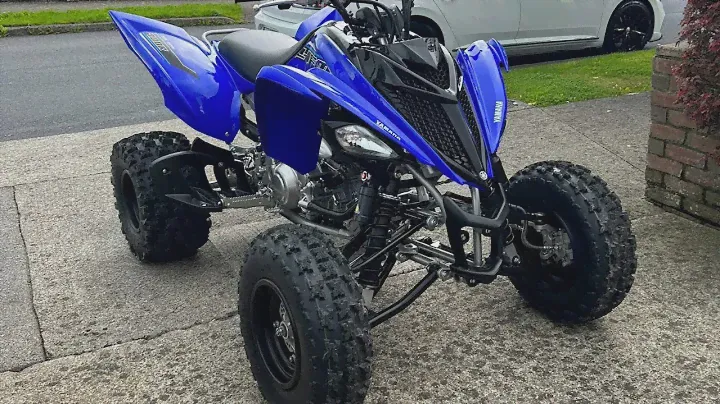 My BRAND NEW 2023  Raptor 700r! (drone follows us!)