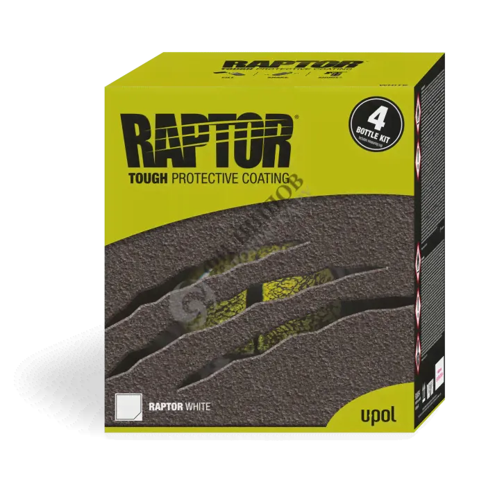 U-POL RAPTOR комплект белый, 3.8л.-0