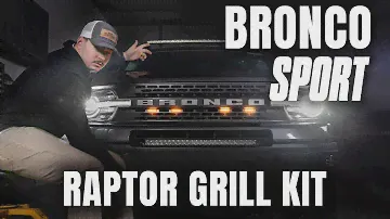 Bronco Sport Raptor Style LED Grill Kit Installation (From F150LEDs.com)