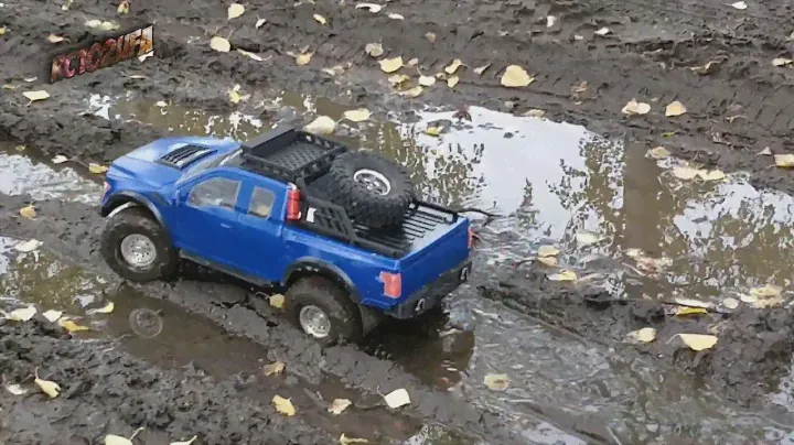 Traxxas TRX4 - Ford Raptor F150, НОВЫЙ СТИЛЬ КУЗОВА, Одиночный заезд, лучший внедорожник