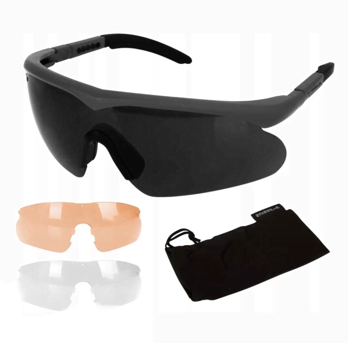 Очки Swiss Eye Raptor 10161 черные