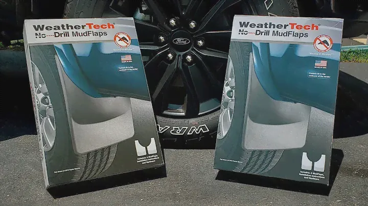 Брызговики WeatherTech без сверления, установка спереди и сзади на мой Ford F-150