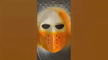 I repainted a Spirit Halloween Mask as Deathstroke! 💀🎨 #diy #painting #halloween #art #dc