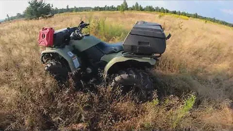 Покраска квадроцикла Yamaha Kodiak защитным средством RAPTOR