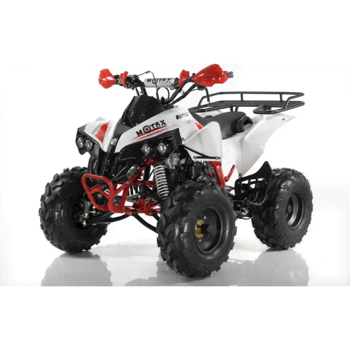 Подростковый квадроцикл MOTAX ATV RAPTOR SUPER LUX 125, бело-желтый 00-00000111-0