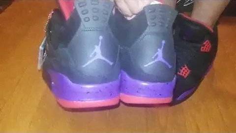 AIR JORDAN 4 RAPTOR OVO DRAKE SIGNATURE ON FEET!! - CONGRATS ON THE RING TORONTO