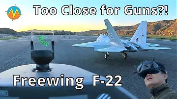 💥FPV Dogfight - Too Close for Guns vs Freewing F-22 Raptor 90mm