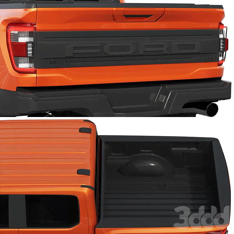 Ford F-150 Raptor 2021 - Транспорт - 3D модель-3