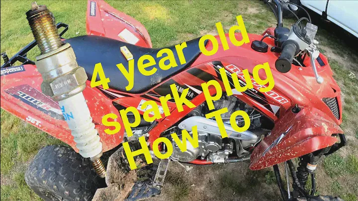 How to change spark plug on Raptor 700