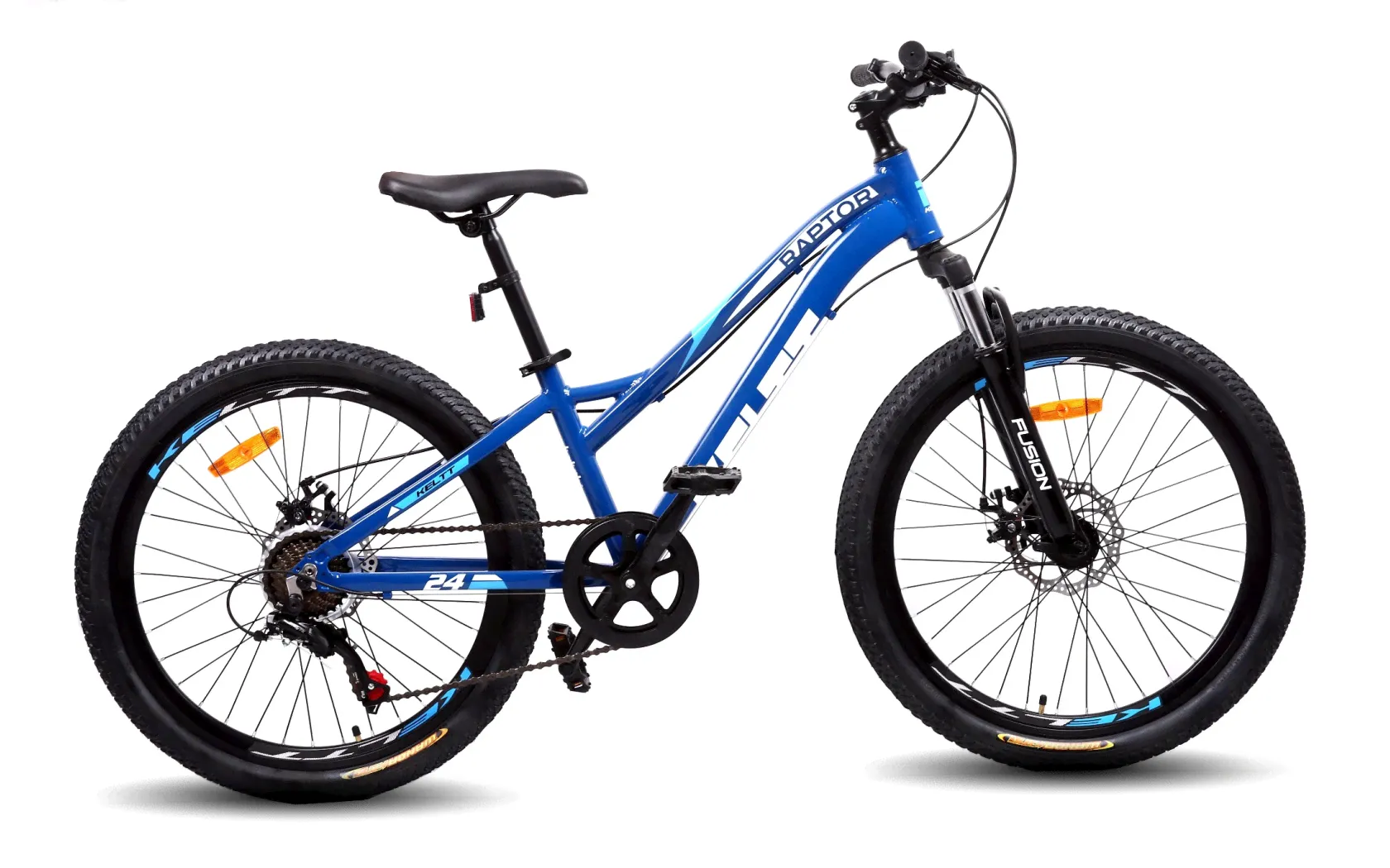 Велосипед Keltt Raptor 24" 2021 7 скоростей синий