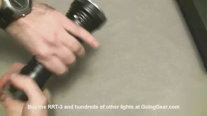 JETBeam RRT-3 Raptor Black 1200 Lumen Flashlight Review