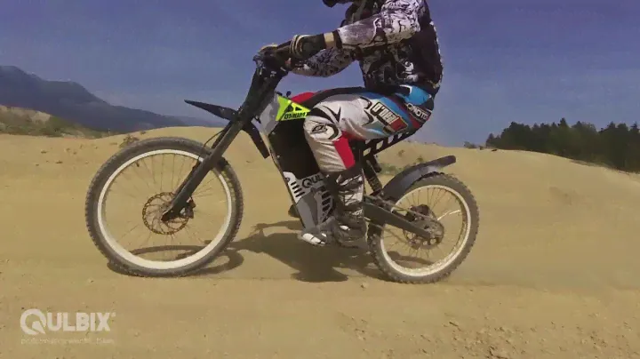 Qulbix Q140MX 15kW Performance E-bike On a MX Track