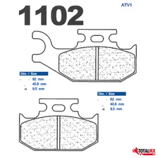   CL Brakes 1102  ATV1  Yamaha Raptor 700, 2006-2012 ..