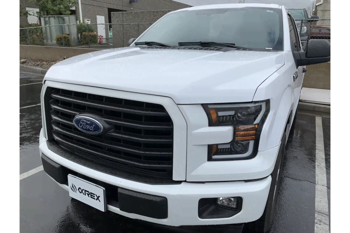 15-17 Ford F150 / 17-20 Ford F150 Raptor PRO-Series Projector Headlights Jet Black-1