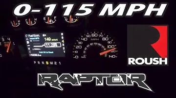 2014 Ford F-150 Raptor, Roush Supercharged, 0-115 Acceleration