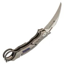 Складной нож Maxace Raptor, сталь Magnacut, рукоять Grey Titan/Timascus