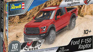 Revell Ford F150 Raptor Unboxing Transformation Scale Plastic Model Kit