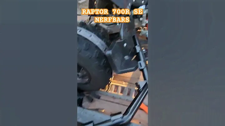 Installing Raptor 700r Nerfbars #raptor700r #natesgotaquad #jyperformance