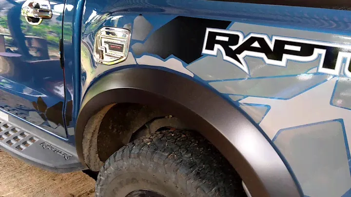 Наклейка с готовыми наклейками FORD Ranger Raptor