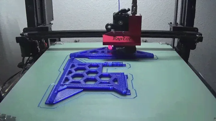 Formbot Raptor 3D printer timelaps