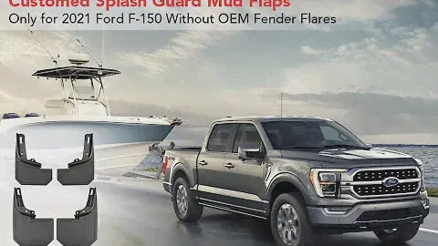 ✅Mud Flaps Fit for 2021 Ford F150 - All Weather Guard Mud Guards Splash Front Rear 4pc Set