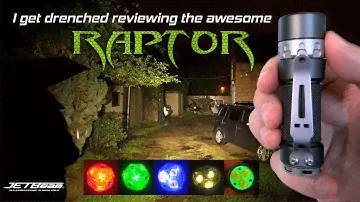 JETBeam JET-RRT03 RAPTOR - epic EDC flashlight review 🔴🔵🟢⚪️