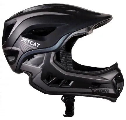 Шлем JetCat FullFace Raptor M/L, Черно-серый