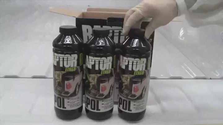 U POL RAPTOR®  Нанесение и смешивание 1 и 2 часть