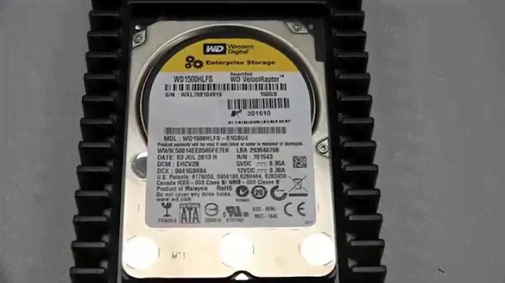WD VelociRaptor 150GB (WD1500HLFS) HDD