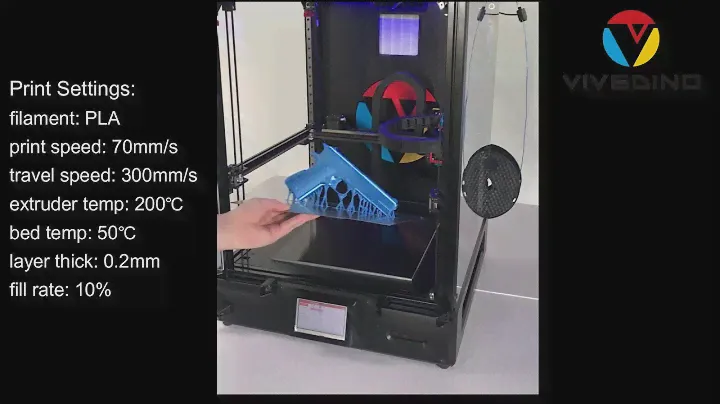 Vivedino Troodon Fully enclosed Corexy 3D Printer