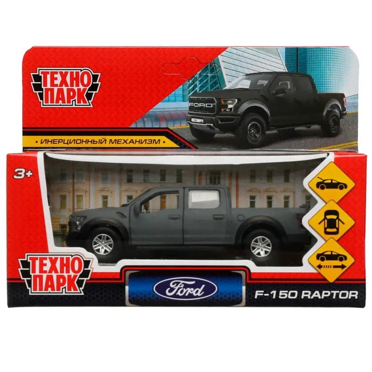 Модель металлическая FORD F150 RAPTOR 12 см
