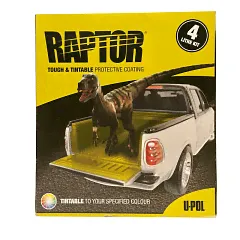 U-POL Raptor 2K 3:1 Защитное покрытие повышенной прочности, бесцветное (комплект), уп.4*0,75л+1л-0