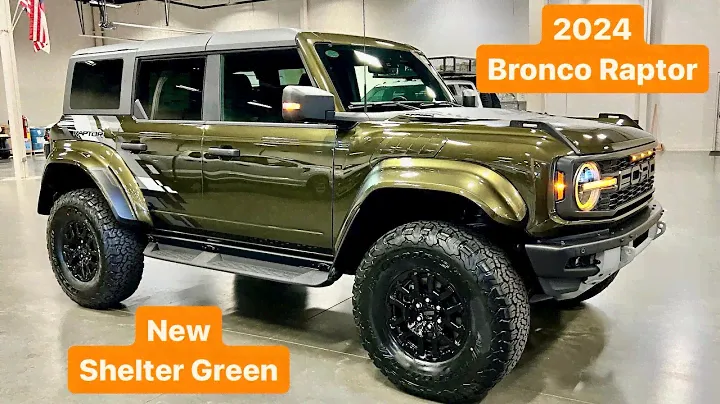 2024 Ford Bronco Raptor Shelter Green- Paint Matched Fenders!!! 🔥🔥🔥