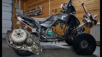 Заклинивший мотор Yamaha raptor 700 ОЖИЛ