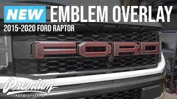 КАК УСТАНОВИТЬ виниловые накладки на решетку радиатора Ford Raptor 2021 года выпуска